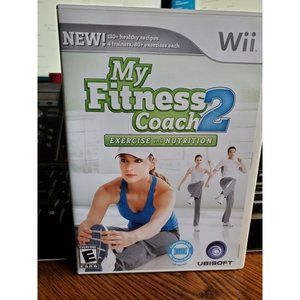 Wii Fitness Coach 2: Exercise and Nutrition - Includes Disc, Manual & Case